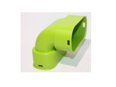 Поворот 90° вертикальный 50х100