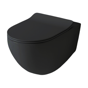 Унитаз подвесной Artceram File 2.0 370х360х530 мм, цвет Matt black (FLV004 17 30)