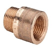 Удлинитель, НВ, 1" х 20 мм бронза