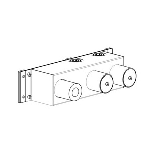 Внутрення часть, Carimali, для смесителя на 3 отверстия