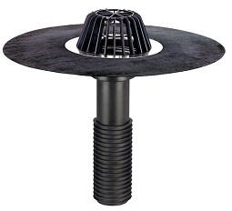 Кровельная воронка с полимербитумным полотном, DN 110