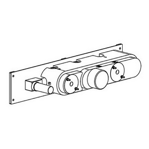 Внутрення часть, Carimali, для термостата на 3 выхода (для душа и излива)