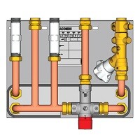 Компактный малый тепловой пункт для ГВС 3/4"