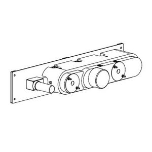 Внутрення часть, Carimali,  для термостата на 2 выхода (для душа и излива)