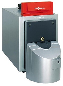 Котёл напольный, Vitoplex 200, SX2A 1300, Vitotronic 100 тип CC1E, без горелки, с дверцей, многокотловая установка