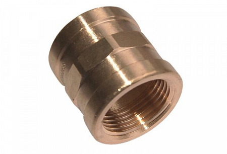 Муфта, ВВ, 1/2", бронза (RX), равнопроходная