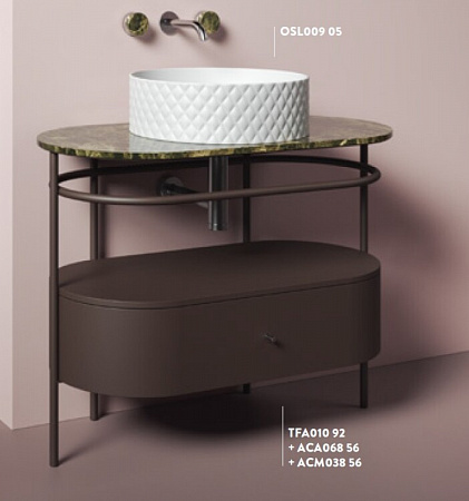 Консоль, Artceram, Flair 4.0, шгв 950*480*755, для настольных раковин, цвет-moka