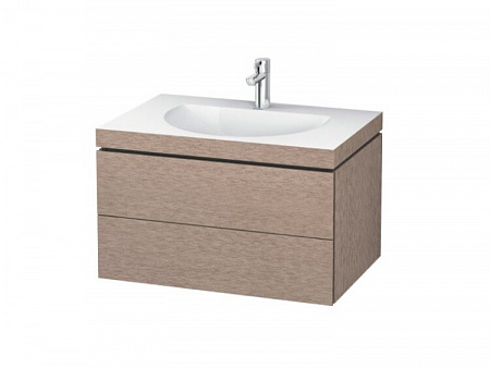 Тумба под раковину, Duravit, L-Cube, шгв 800*540*500, цвет-дуб кашемировый