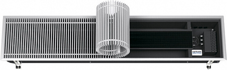 Конвектор, Ntherm, 230*150*2800, роликовая решётка, алюминий, натуральный, рамка-U-образный профиль, 1950 Вт