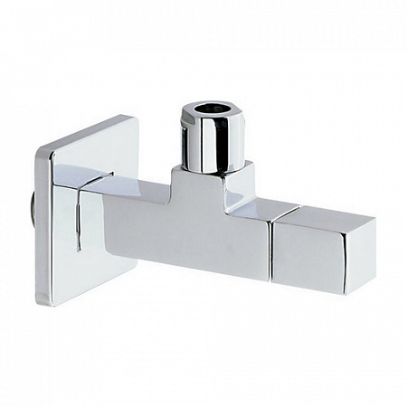 Вентиль угловой Cisal Cubic 1/2", цвет хром (ZA 00291 0 21)