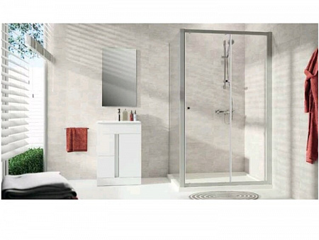 Боковая стенка, Huppe, Alpha 2, шв 1200*2000, белый, цвет стекла-прозрачный