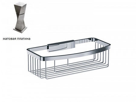 Полка, Jorger, шгв 260*130*76, цвет-матовая платина