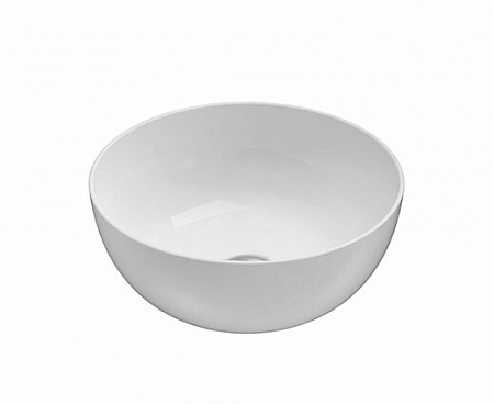 Раковина накладная, Globo, T-EDGE, 370х370х160, цвет Bianco Lucido (B6T37BI)