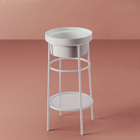 Консоль, Artceram, Fuori scala, для круглой раковины 400 мм, цвет-белый матовый